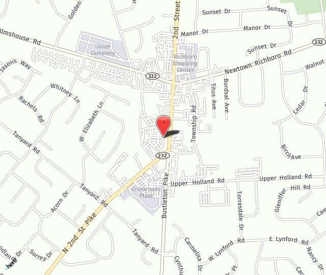 Location Map: 910 2nd Street Pike Richboro, PA 18954